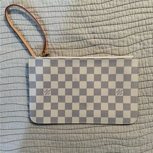 Fashion checkered clutch